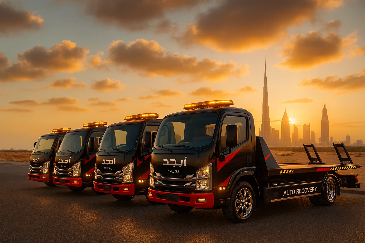 سحب سيارات في الإمارات